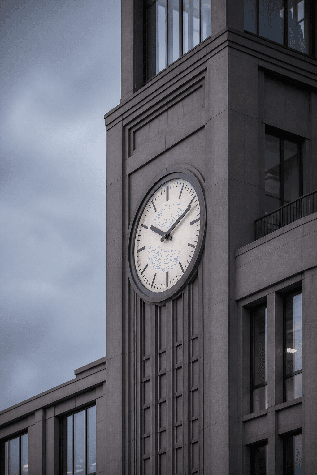 Architectural public clock.